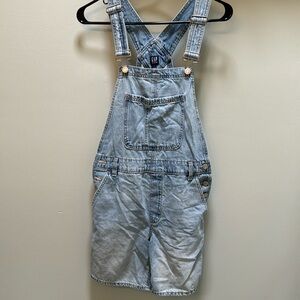 Gap Denim Overall Shorts
